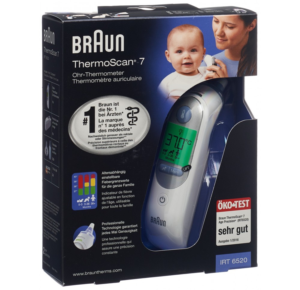 BRAUN (IP-APS) ThermoScan thermom auric 7 IRT 6520