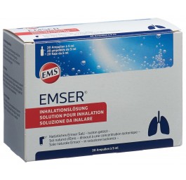 EMSER solution pour inhalation 20 amp 5 ml