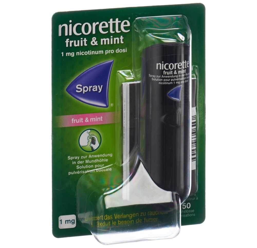 NICORETTE Fruit & Mint spray dist 150 dos