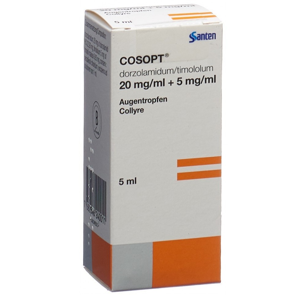 COSOPT gtt opht stérile fl 5 ml