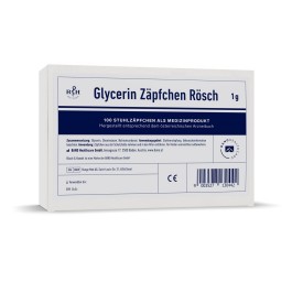 RÖSCH & HANDEL Suppositoires glycérine 1 g 100 pce