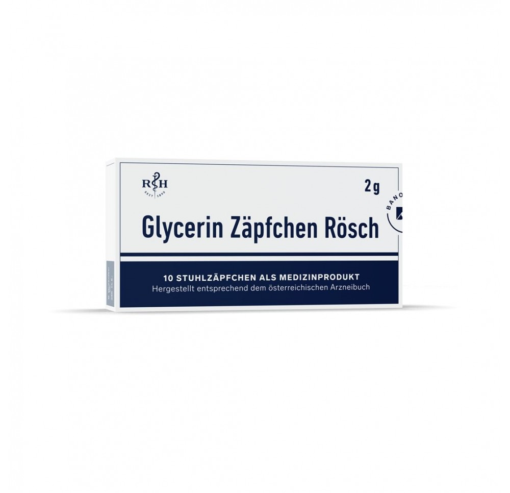 RÖSCH & HANDEL Suppositoires glycérine 2 g 10 pce