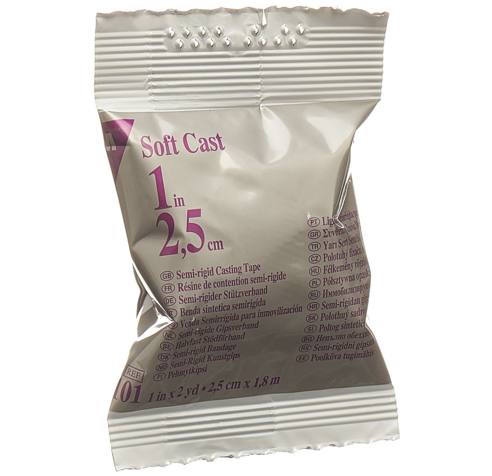 3M scotchcast softcast 2.5cmx1.8m blanc
