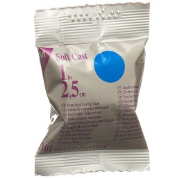 3M scotchcast softcast 2.5cmx1.8m bleu