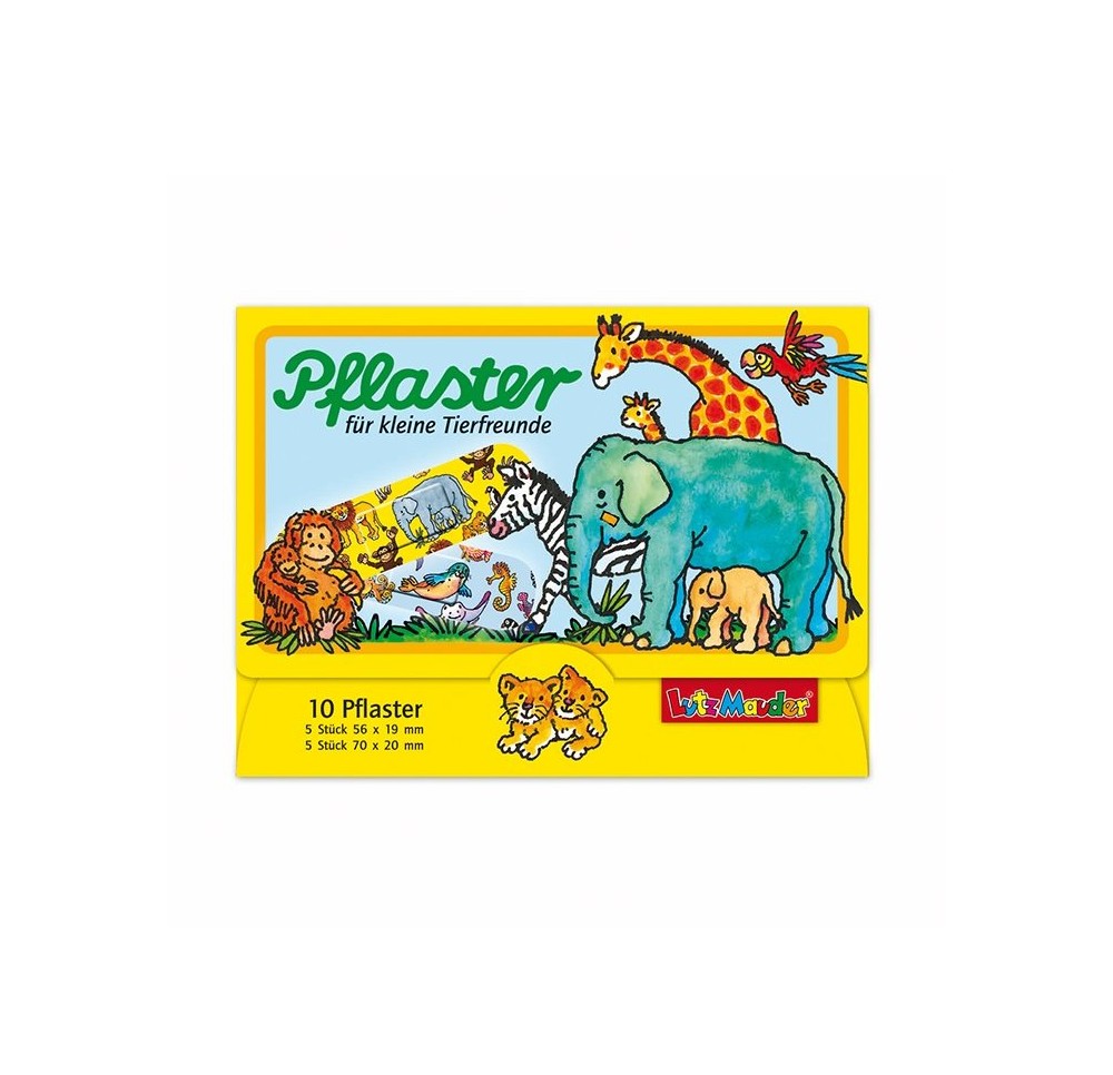 LUTZ MAUDER Pansements enfants ami animaux 10 pce