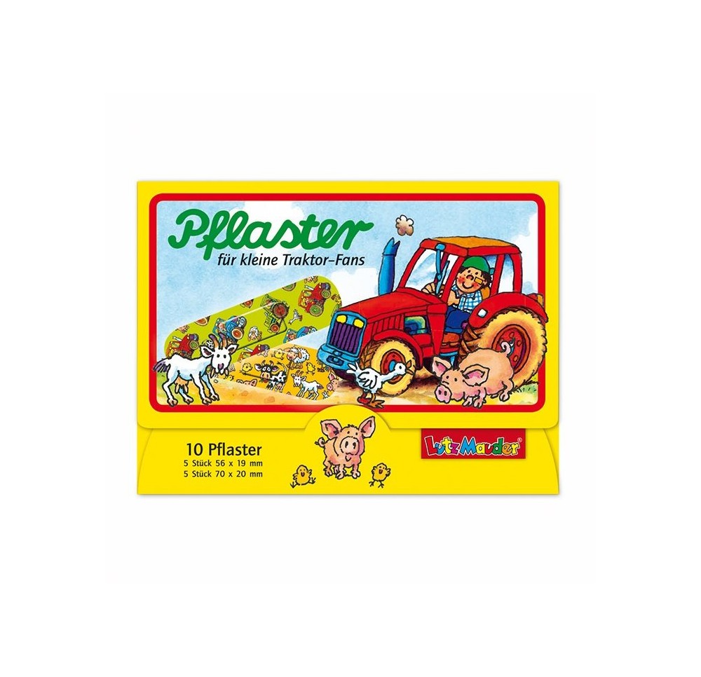 LUTZ MAUDER Pansements enfants fan tracteur 10 pce