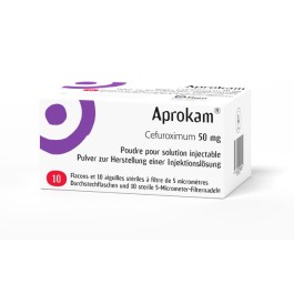 APROKAM 50 mg +10 aiguilles-filtre sté flac 10 pce