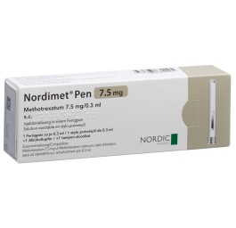 NORDIMET sol inj 7.5 mg/0.3ml stylo prérempli