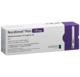 NORDIMET sol inj 15 mg/0.6ml stylo prérempli