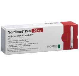 NORDIMET sol inj 20 mg/0.8ml stylo prérempli