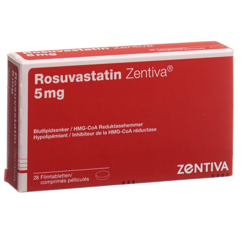 ROSUVASTATIN Zentiva cpr pell 5 mg 28 pce ROSUVASTATIN Zentiva cpr pell 5 mg 28 pce