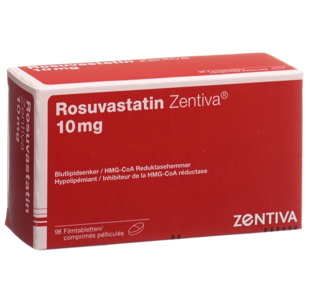 ROSUVASTATIN Zentiva cpr pell 10 mg 98 pce ROSUVASTATIN Zentiva cpr pell 10 mg 98 pce