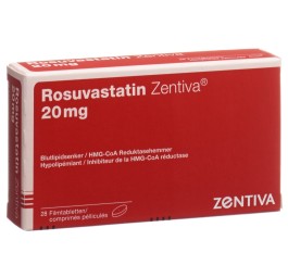 ROSUVASTATIN Zentiva cpr pell 20 mg 28 pce