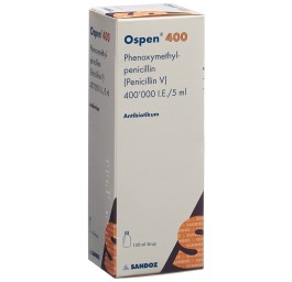 OSPEN 400 sirop 400000 UI/5ml (n) fl 120 ml