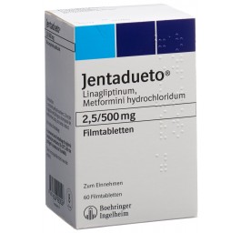 JENTADUETO cpr pell 2.5 mg/500 mg 60 pce