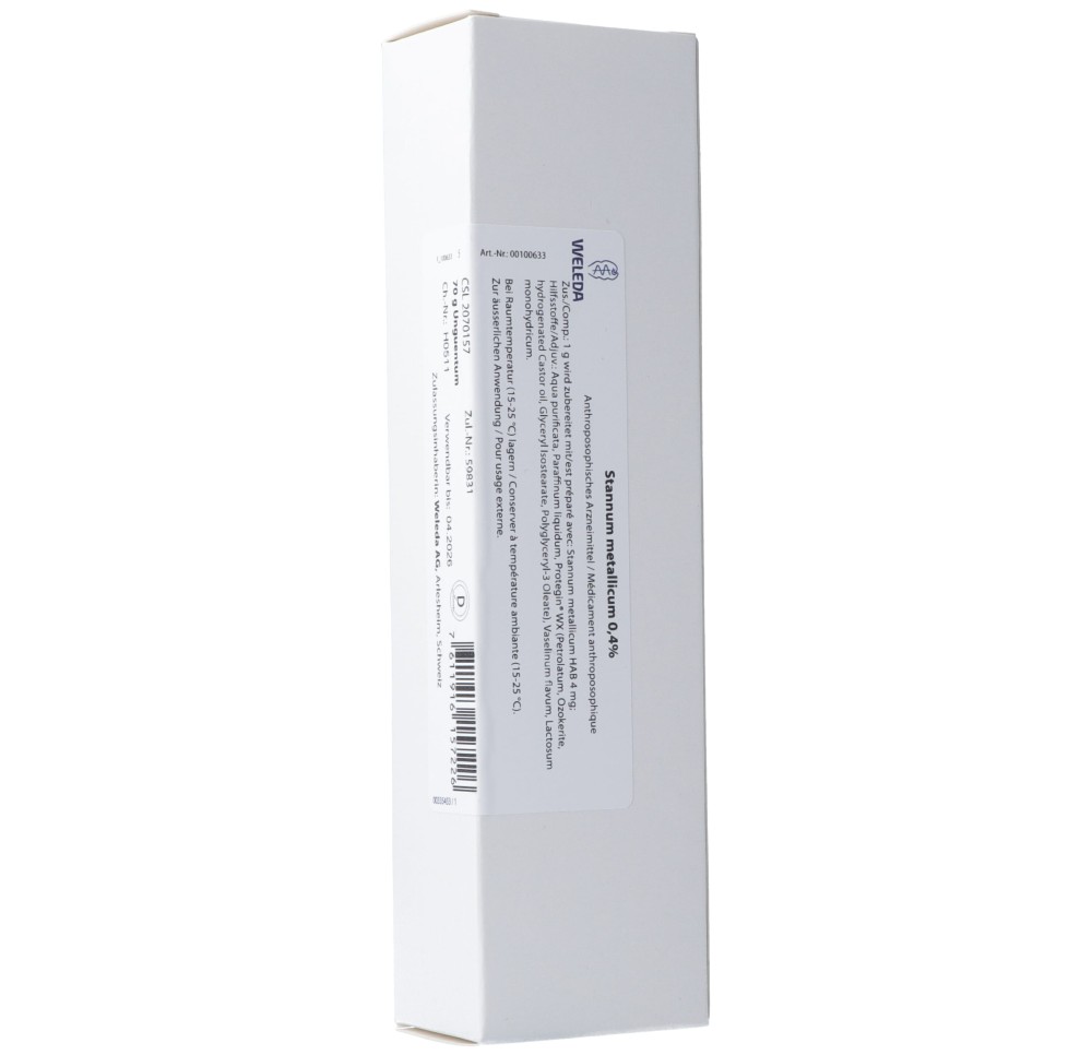 WELEDA stannum metallicum 0.4 % ungt tb 70 g