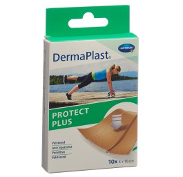 DERMAPLAST ProtectPlus 6x10cm 10 pce