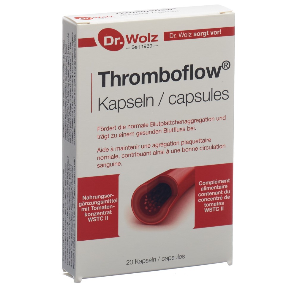 THROMBOFLOW Dr. Wolz caps 20 pce THROMBOFLOW Dr. Wolz caps 20 pce