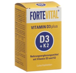FORTEVITAL Vitamine D3 plus cpr sucer bte 60 g