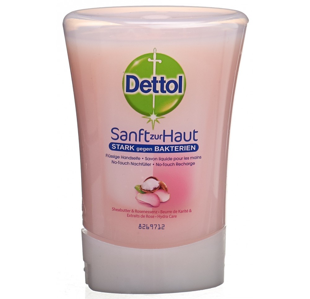 DETTOL No-Touch savon rech beurre de karité 250 ml