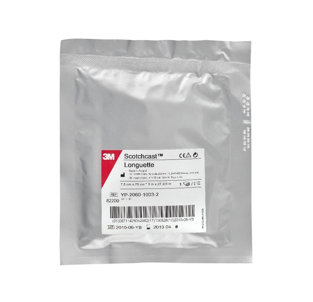 3M scotchcast plus longuette 7.5x70cm 10 pce