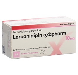 LERCANIDIPINE Axapharm cpr pell 10 mg 98 pce