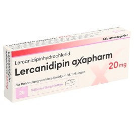 LERCANIDIPINE Axapharm cpr pell 20 mg 28 pce