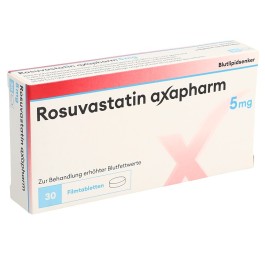 ROSUVASTATINE axapharm cpr pell 5 mg 30 pce