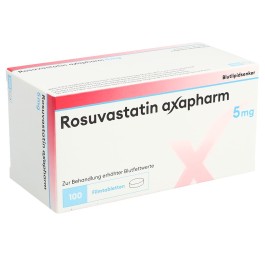 ROSUVASTATINE axapharm cpr pell 5 mg 100 pce
