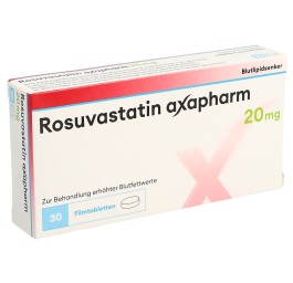 ROSUVASTATINE axapharm cpr pell 20 mg 30 pce