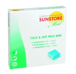 SUN STORE MED Cold & Hot Pack 10x10cm Mini 2 pce