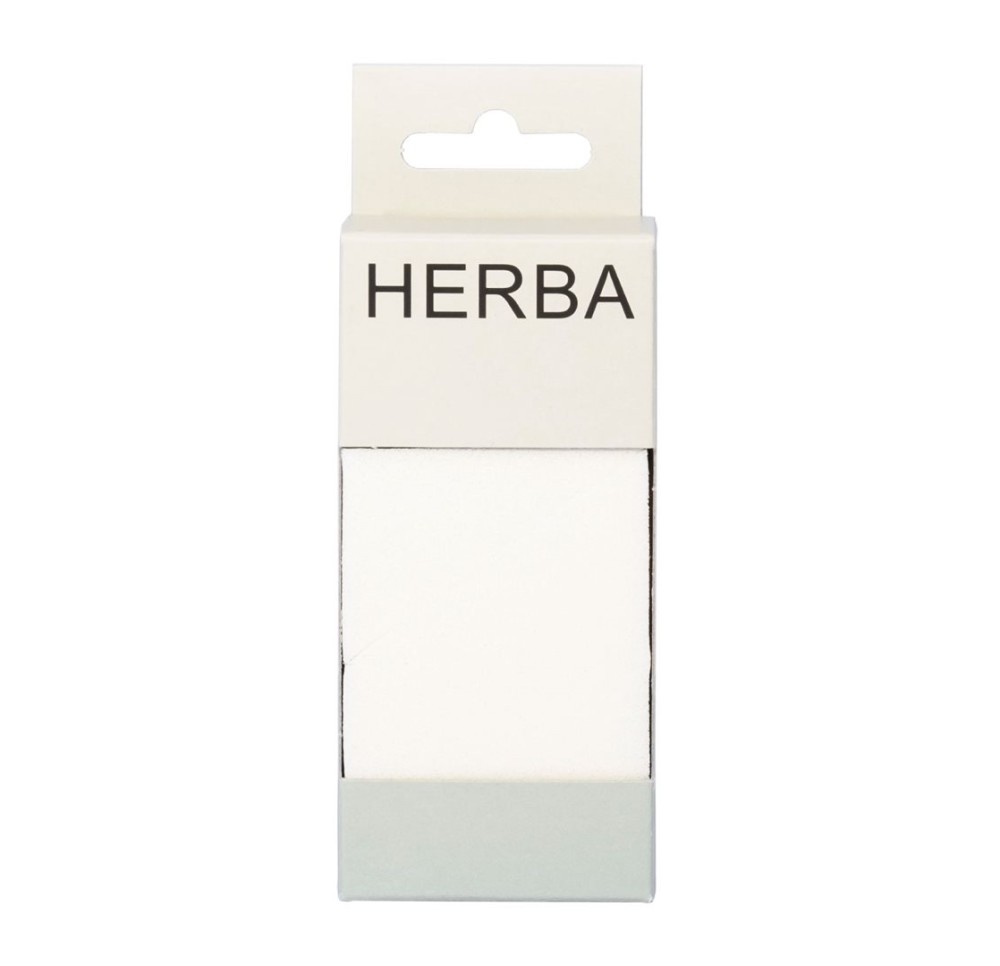 HERBA éponge de maquillage coins blanche 4 pce