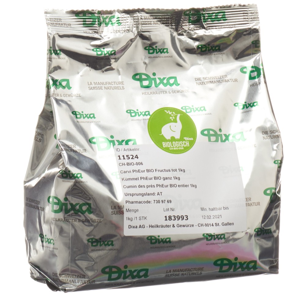 DIXA Cumin des prés PhEur BIO entier 1 kg