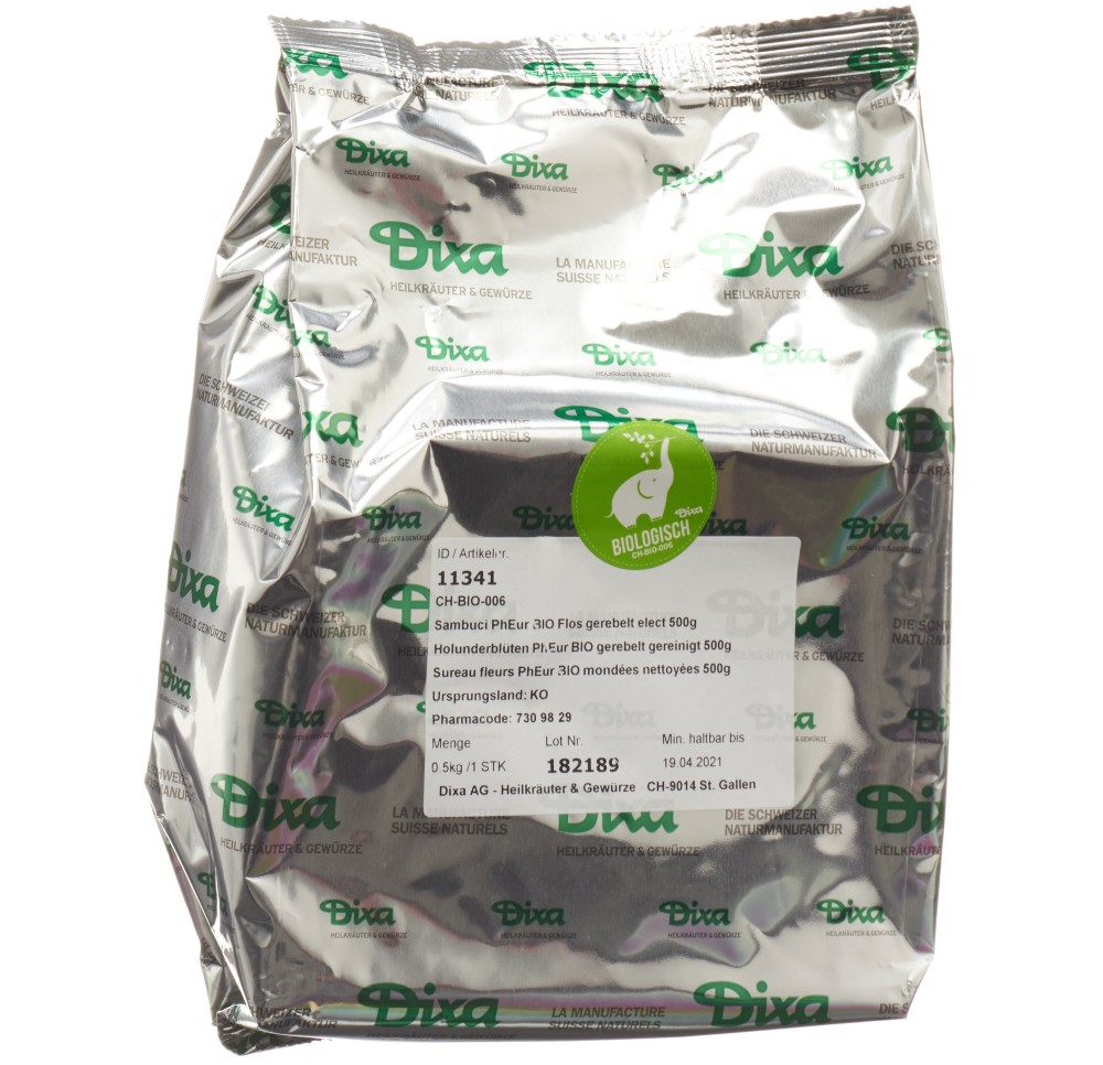 DIXA Sureau fleurs PhEur BIO mondées nett 500 g