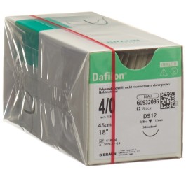 DAFILON 45cm bleu DS 12 4-0 12 pce