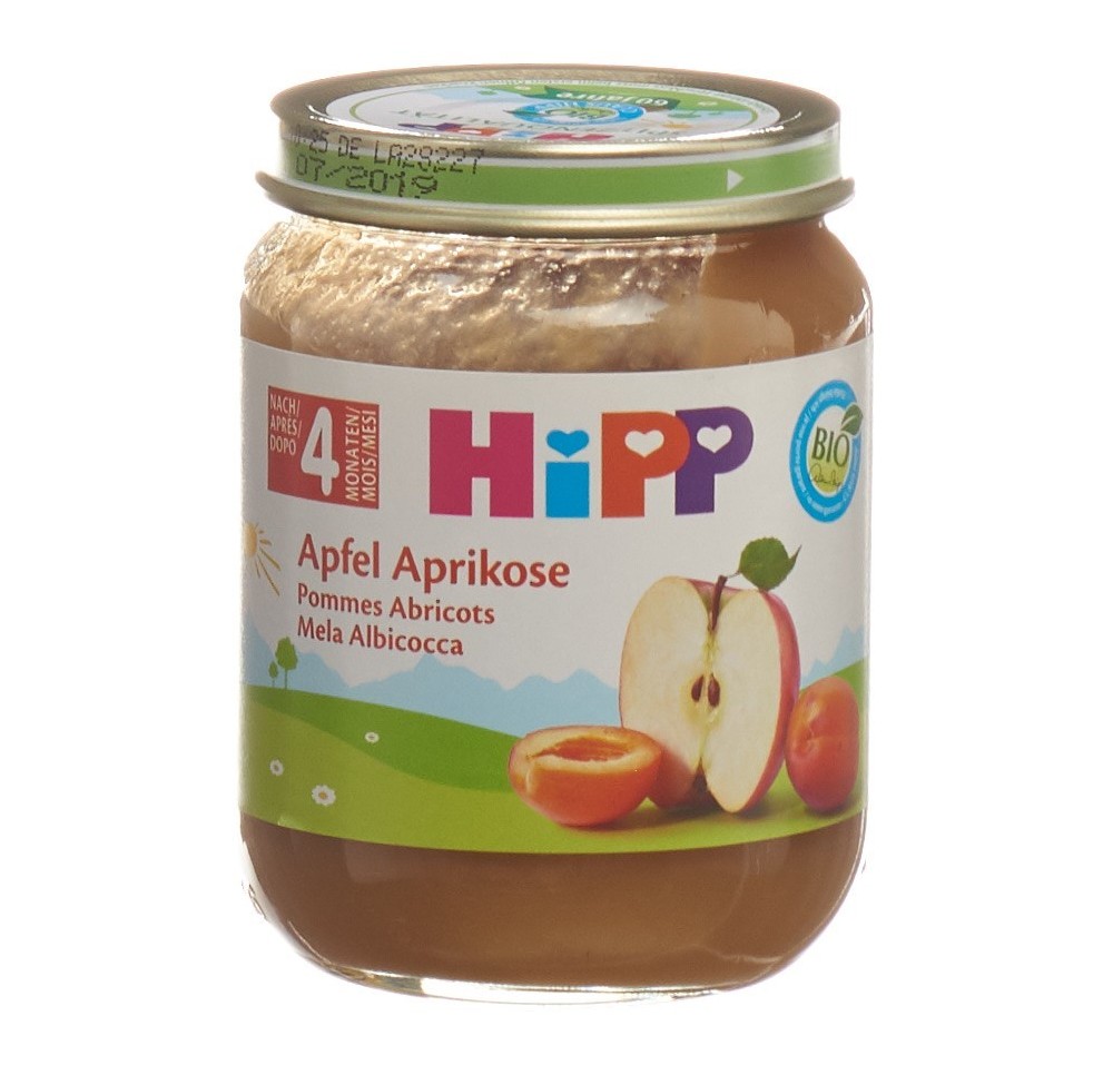 HIPP pomme abricot verre 125 g