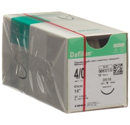 DAFILON 45cm bleu DS 16 4-0 12 pce