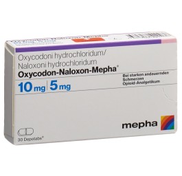 OXYCODON-NALOXON Mepha cpr ret 10mg/5mg 30 pce