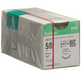 DAFILON 45cm bleu DS 16 5-0 12 pce