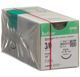 DAFILON 45cm bleu DS 19 3-0 12 pce