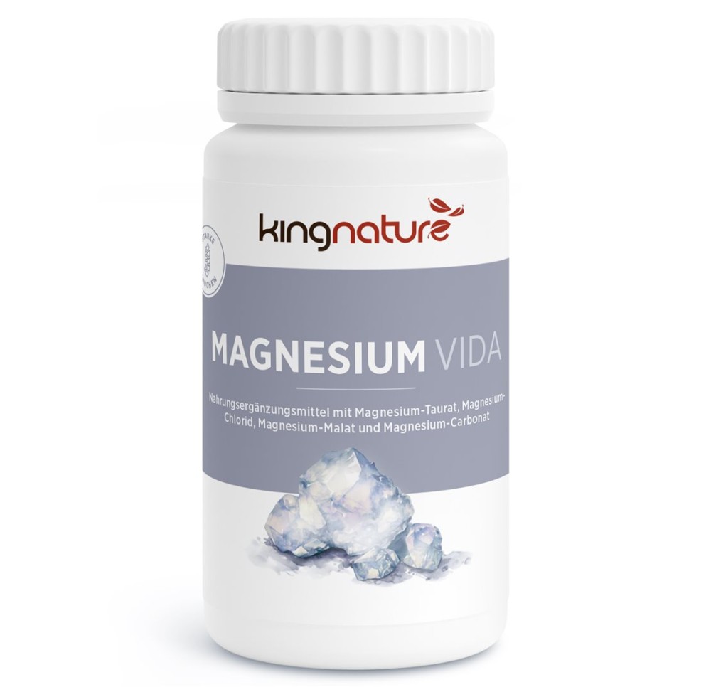 KINGNATURE Magnesium Vida caps 1020 mg bte 60 pce KINGNATURE Magnesium Vida caps 1020 mg bte 60 pce