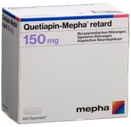 QUETIAPIN Mepha retard depotabs 150 mg 100 pce
