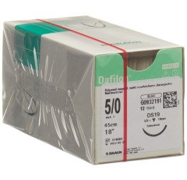DAFILON 45cm bleu DS 19 5-0 12 pce