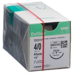 DAFILON 45cm bleu DS 24 4-0 12 pce