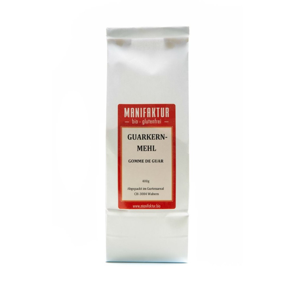 MANIFAKTUR Farine de gomme de guar bio sach 400 g MANIFAKTUR Farine de gomme de guar bio sach 400 g