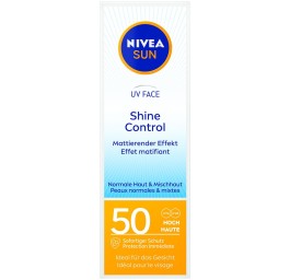 NIVEA SUN UV face shine control FPS50 50 ml