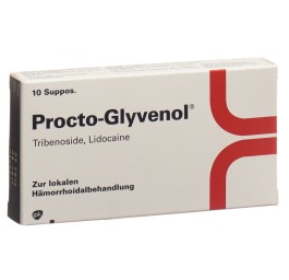 PROCTO-GLYVENOL supp 400 mg 10 pce