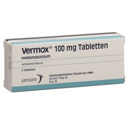 VERMOX cpr 100 mg 6 pce