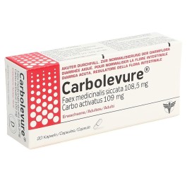 CARBOLEVURE caps adult 20 pce