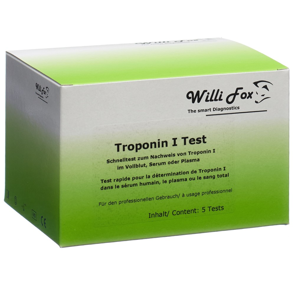 WILLI FOX test rapide Troponin I 5 pce